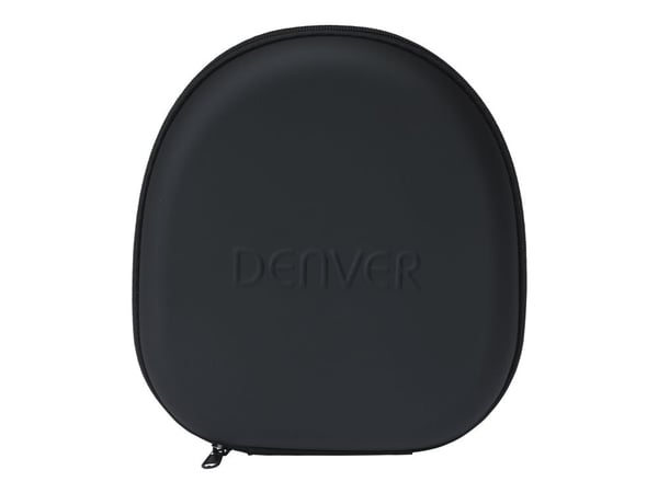 DENVER BTN-207 - Hodetelefoner med mikrofon - full størrelse - Bluetooth - trådløs - aktiv støydemping - sølv