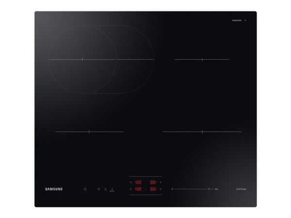 Samsung 4 Series NZ64B4016FK - Induksjonskomfyrtopp - 4 plater - Nisje - bredde: 56 cm - dybde: 48 cm - svart