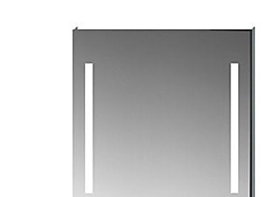 Spejl Clear 700x810 firkant m/LED lys