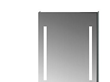 Spejl Clear 550x810 firkant m/LED lys