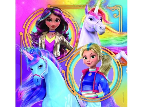 Clementoni 3x48 pcs Puzzles Unicorn Academy, 5 År