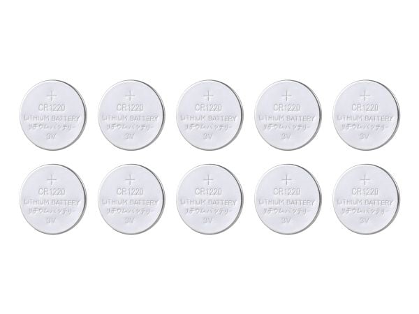DELTACO Ultimate - Batteri 10 x CR1220 - Li - 40 mAh