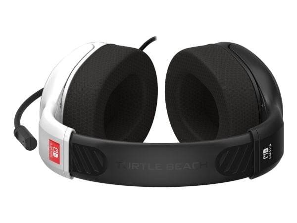 Turtle Beach Airlite Fit, Koblet med ledninger (ikke trådløs), 20 - 20000 Hz, Spilling, 228 g, Hodesett, Svart, Hvit