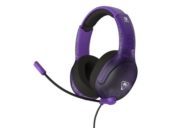 Turtle Beach Airlite Fit - Hodesett - full størrelse - kablet - 3,5 mm jakk - lydisolerende - spøkelsesfløyel