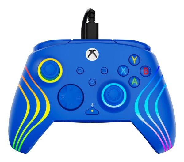 Turtle Beach Afterglow Wave, Gamepad, PC, Xbox, Xbox One, Xbox Series S, Xbox Series X, D-pute, Alternativer-knapp, Flerfarget, Koblet med ledninge...