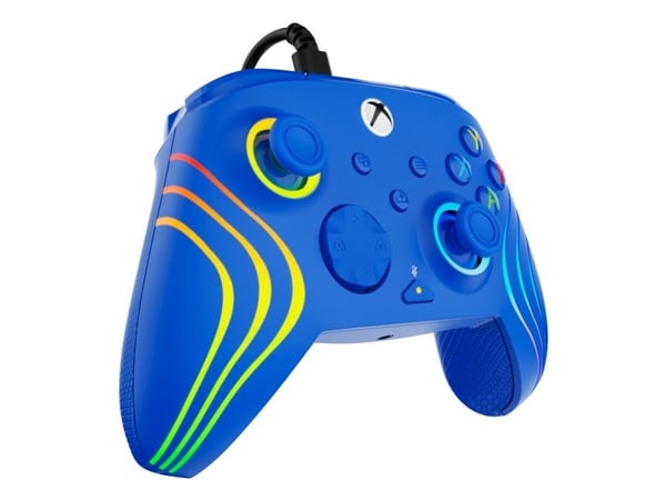 Turtle Beach Afterglow Wave, Gamepad, PC, Xbox, Xbox One, Xbox Series S, Xbox Series X, D-pute, Alternativer-knapp, Flerfarget, Koblet med ledninge...