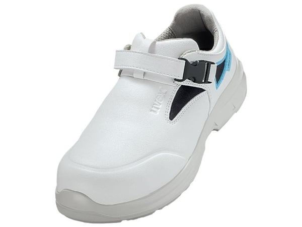 Uvex 67312, Unisex, Voksen, Vernesko, Hvit, ESD, FO, S1, Spenne, Hekte og malje