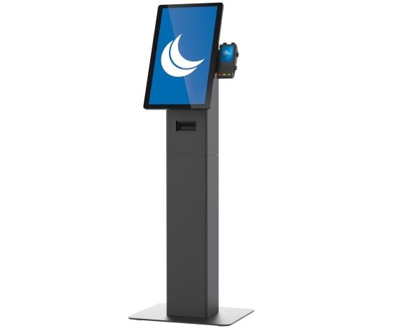 Ergonomic Solutions SpacePole Kiosk SPK400-17, Kiosksett, Svart, Metall, 75 x 75 mm, 100 x 100 mm, Universell