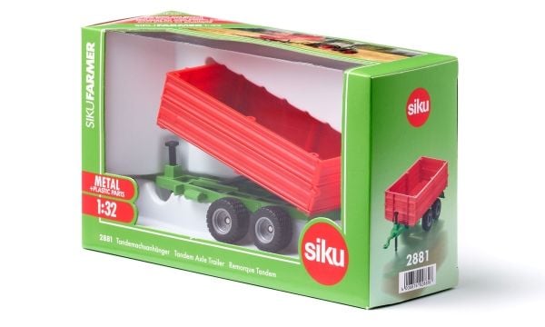 Siku tilhenger med tandemaksel