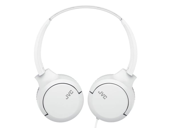 JVC HA-S33UC, Koblet med ledninger (ikke trådløs), Samtaler/musikk, 20 - 20000 Hz, 122 g, Hodesett, Hvit