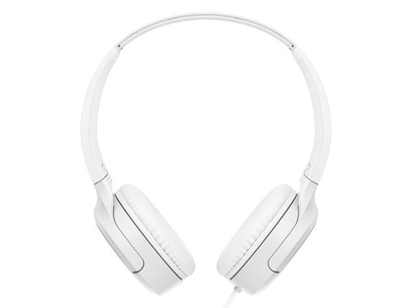 JVC HA-S33UC, Koblet med ledninger (ikke trådløs), Samtaler/musikk, 20 - 20000 Hz, 122 g, Hodesett, Hvit