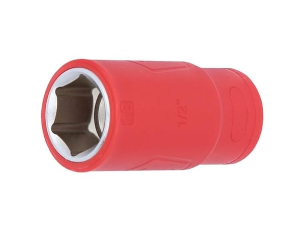 KS Tools 117.5314, Stikkontakt, 1/2", Metrisk, 1 hoder, 14 mm, Kromvanadiumstål