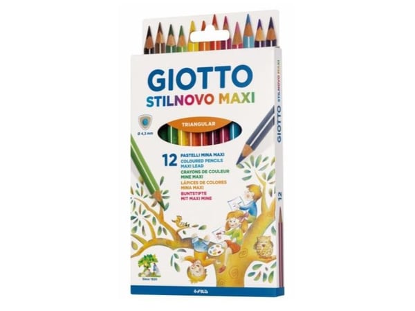 Giotto F225900, Valikoidut värit, 12 kpl