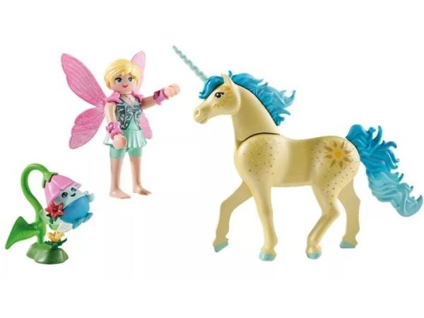 Playmobil samleobjekt med enhjørning solskinn