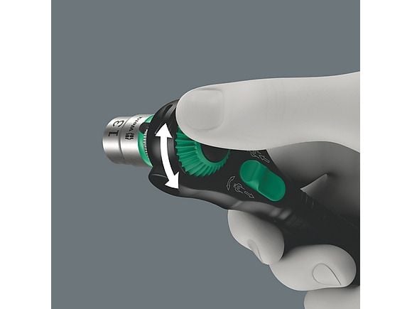 Wera 05135882001, 1 styck, Svart, Grön, Svart, Grön, 1/2"
