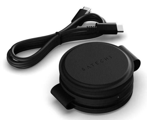 Satechi OntheGo 3-in-1, Sisätila, USB, Langaton lataaminen, musta