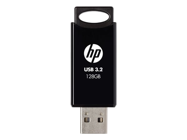 HP 712w, 128 GB, USB A-tyyppi, 3.2 Gen 1 (3.1 Gen 1), 120 MB/s, Liuku, musta