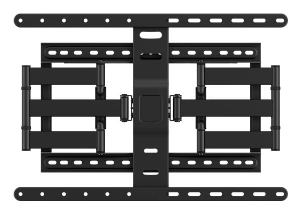 DELTACO Office - Monteringssett (veggmontering) - for flatpanel - ultra-slim, full motion, tilt, 60 kg - svart - skjermstørrelse: 43"-90"