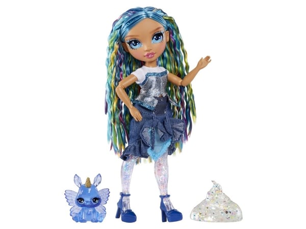 Rainbow High Rainbow Shimmers with Slime Fashion Doll - Skyler (blue), Muotinukke, Naaras, 4 vuosi/vuosia, Poika/tyttö, 280 mm, Monivärinen