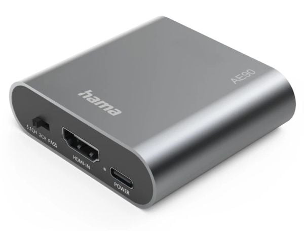 Hama 00205100, Sølv, HDMI, 3.5 mm, Hunkjønn, Hunkjønn, 58 mm