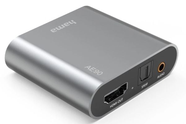 Hama 00205100, Sølv, HDMI, 3.5 mm, Hunkjønn, Hunkjønn, 58 mm