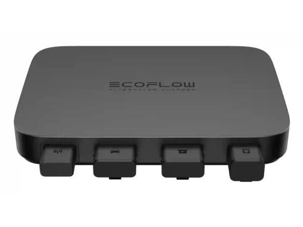 EcoFlow EFALTERNATORCHARGER500W-N, Adapter skjerm, Sort, EcoFlow, DELTA Series, 242 mm, 194 mm
