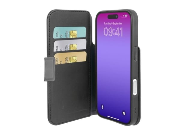 Cellularline Book Agenda, Folio, Apple, iPhone 17 Pro Max, 17,5 cm (6.9"), Svart