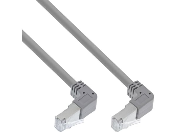 Patchkabel vinklet på begge sider, S/FTP, Cat.6, 250MHz, PVC, 2,90m