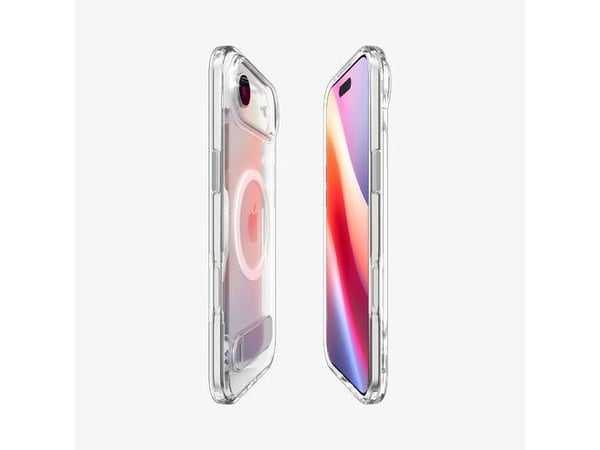 Spigen iPh Air UltHyb S MF Clear Whit, deksel, Apple, iPhone Air, 16,5 cm (6,5"), gjennomsiktig