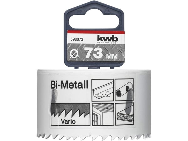 Einhell Kwb HSS bi-metalli reikäsaha Ø73 / 38 mm
