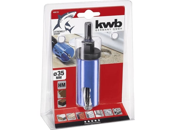 kwb ?499135, Single/enkelt, Drill, Metall, 2 cm, 160 g, 1 stykker