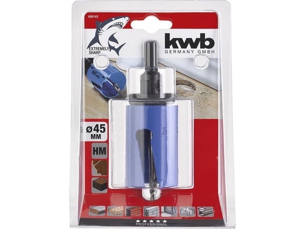 kwb ?499145, Single/enkelt, Drill, Metall, 4 cm, 312 g, 1 stykker