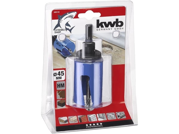 kwb ?499145, Single/enkelt, Drill, Metall, 4 cm, 312 g, 1 stykker