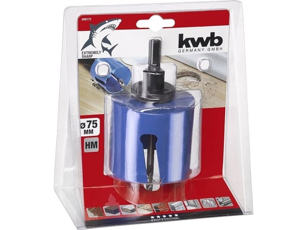 kwb ?499175, Single/enkelt, Drill, Metall, 6,8 cm, 395 g, 1 stykker