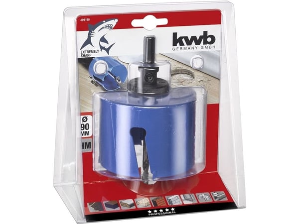 kwb ?499190, Single/enkelt, Drill, Metall, 7,5 cm, 515 g, 1 stykker