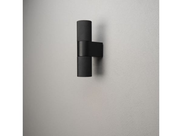 Konstsmide Temi, Utendørs veggbelysning, Svart, Aluminium, IP54, Fasade, I