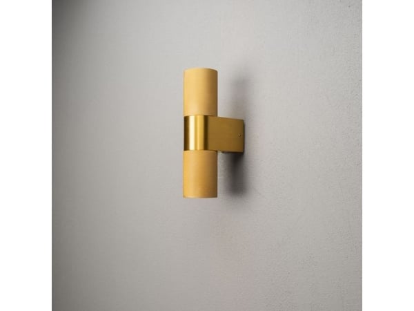 Konstsmide Temi, Utendørs veggbelysning, Gull, Aluminium, IP54, Fasade, I