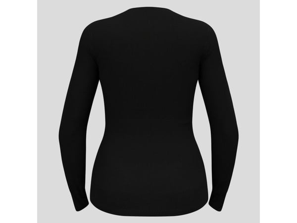 Odlo 7613361774812, Voksen, Hunkjønn, Sort, Baselag topp, Monokromatisk, S