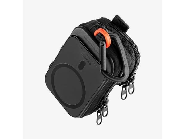 Spigen Snap Zip (MagFit), Fodral, Varje varumärke, Svart
