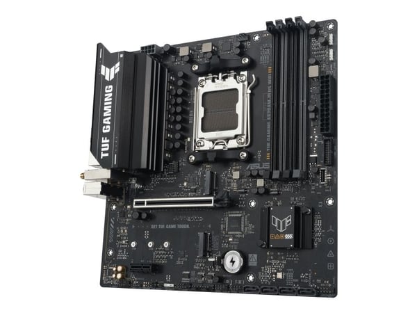 ASUS TUF GAMING A620AM-PLUS WIFI - Hovedkort - micro ATX - Socket AM5 - AMD A620A Chipset - USB 3.2 Gen 1, USB-C 3.2 Gen 1, USB 3.2 Gen 2 - 2.5 Gig...