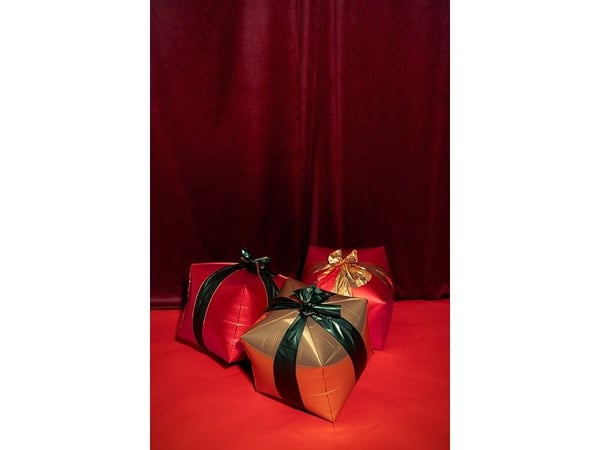 Folieballong julegave, 3 stk