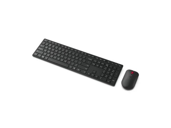 Lenovo 4X31S04848, Täysikokoinen (100 %), Langaton, RF Wireless + Bluetooth, musta, Sisältää hiiren