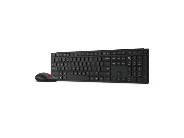 Lenovo 4X31S04848, Täysikokoinen (100 %), Langaton, RF Wireless + Bluetooth, musta, Sisältää hiiren