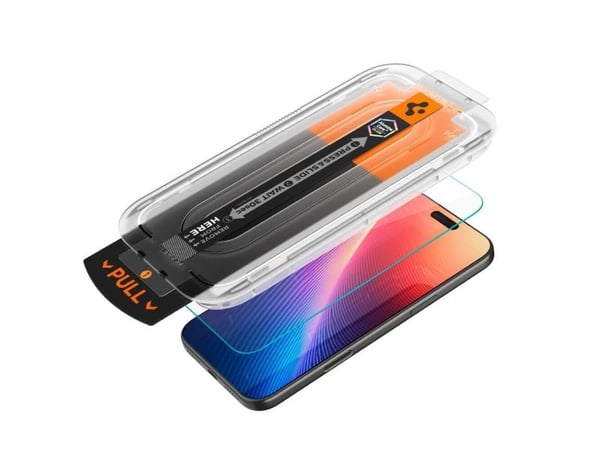 Spigen Glas.tR EZ Fit Pro HD, Apple, iPhone 17 Pro Max / iPhone 16 Pro Max, Støvresistent, Ripebestandig, Gjennomsiktig, 1 stykker