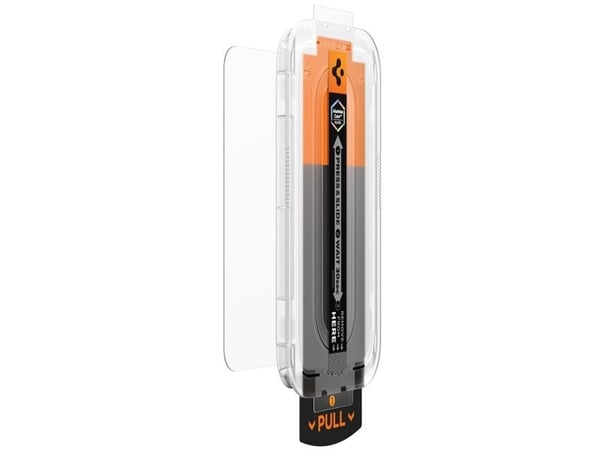 Spigen Glas.tR EZ Fit Pro HD, Apple, iPhone 17 Pro Max / iPhone 16 Pro Max, Støvresistent, Ripebestandig, Gjennomsiktig, 1 stykker