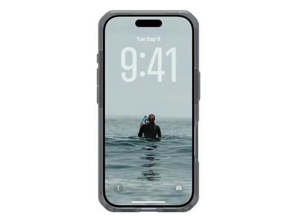 UAG Dot MagSafe - MagSafe-yhteensopiva kotelo iPhone 17 Pro -puhelimelle (tuhka)