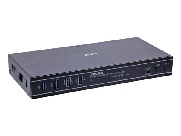 InLine 57885G, 3840 x 2160 pikseliä, 4K Ultra HD, Telineasennus, 12 W, Musta