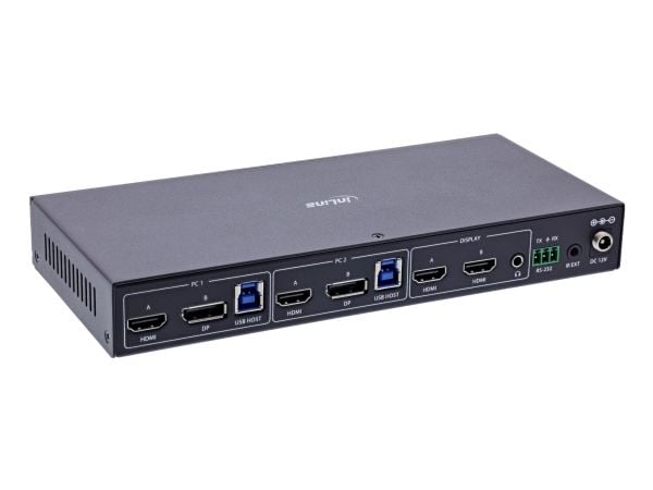 InLine 57885G, 3840 x 2160 pikseliä, 4K Ultra HD, Telineasennus, 12 W, Musta