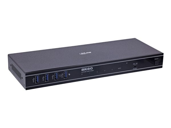 InLine 57885D, 7680 x 4320 piksler, 8K Ultra HD, Rack-montering, 12 W, Svart