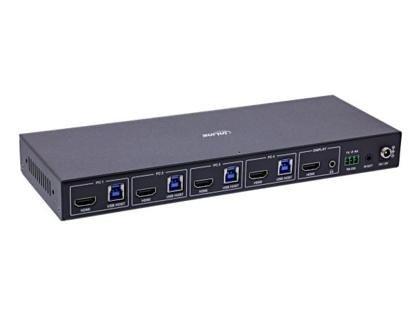 InLine 57885D, 7680 x 4320 piksler, 8K Ultra HD, Rack-montering, 12 W, Svart